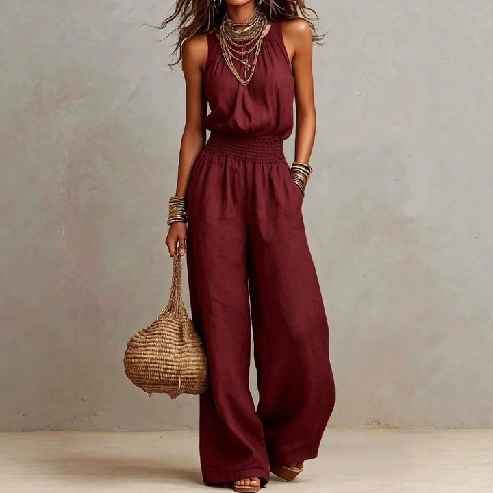 Loraine™ – Elegant Halter Two-Piece Set