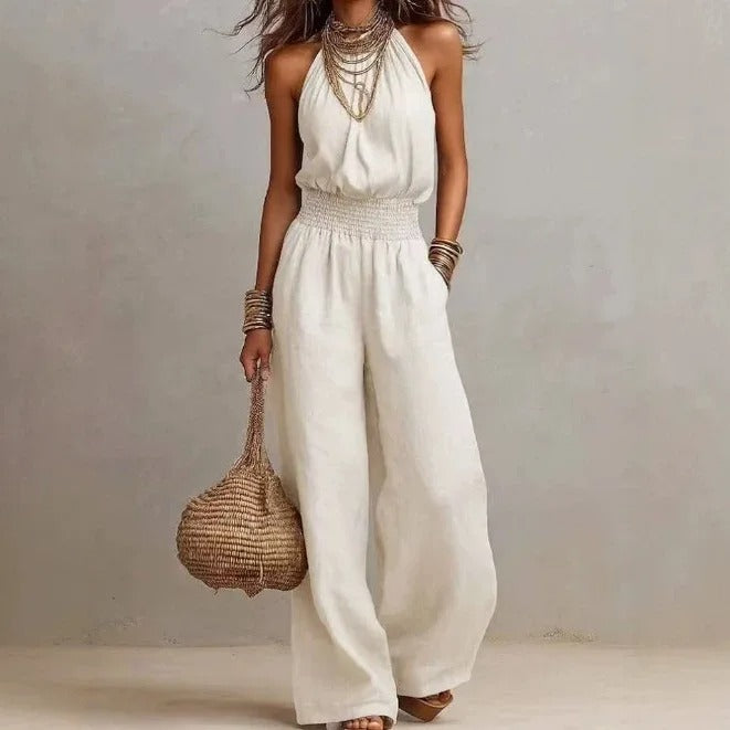 Loraine™ – Elegant Halter Two-Piece Set