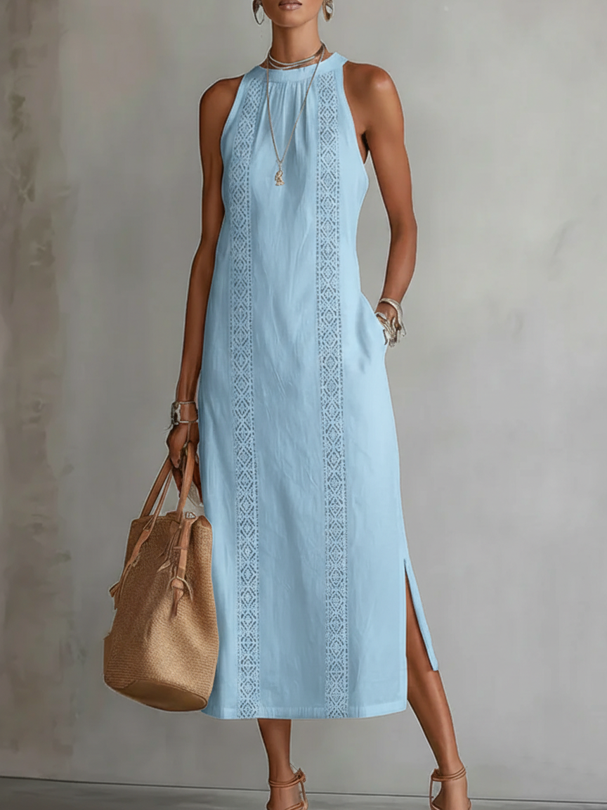 Harper™ – Effortless Linen Midi Dress