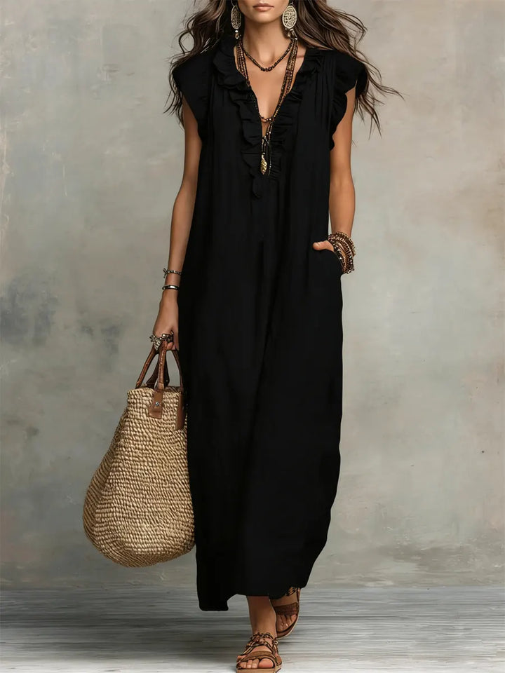 Camellia™ – Effortless Boho Comfort Maxi Dress