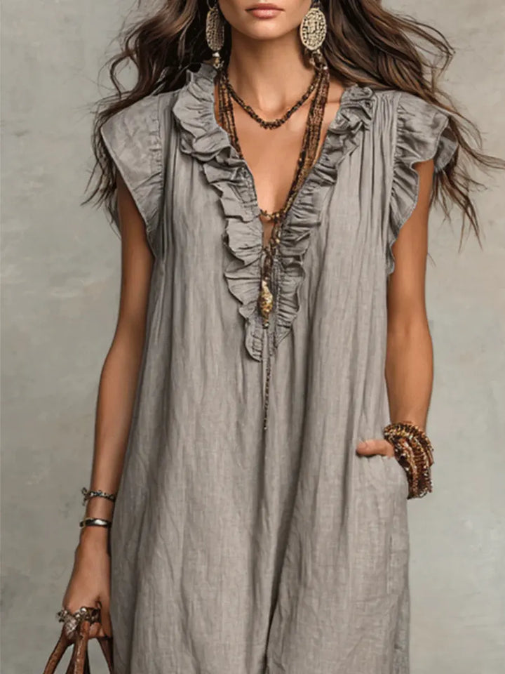 Camellia™ – Effortless Boho Comfort Maxi Dress