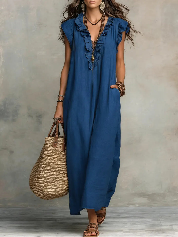 Camellia™ – Effortless Boho Comfort Maxi Dress