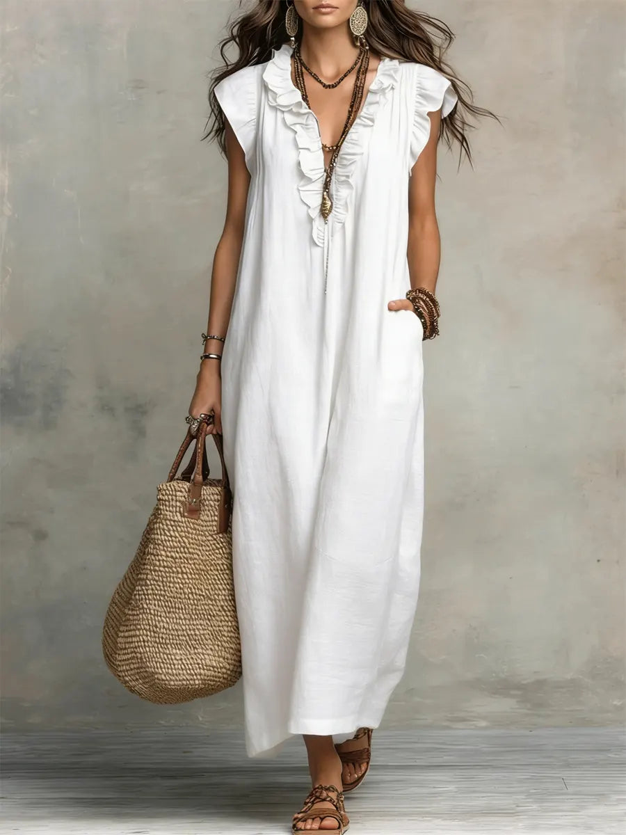 Camellia™ – Effortless Boho Comfort Maxi Dress