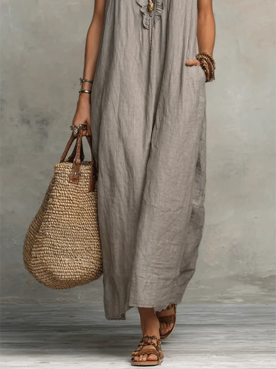 Camellia™ – Effortless Boho Comfort Maxi Dress