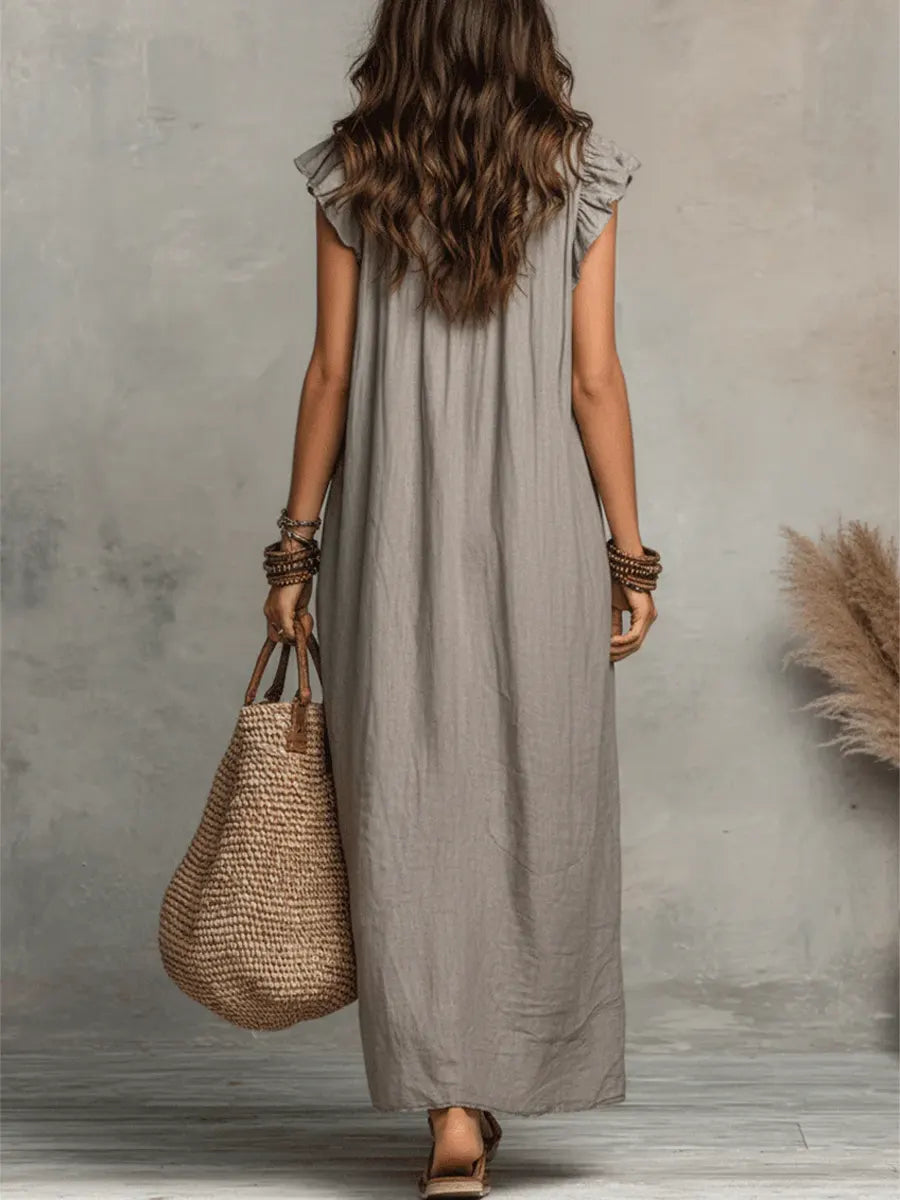 Camellia™ – Effortless Boho Comfort Maxi Dress