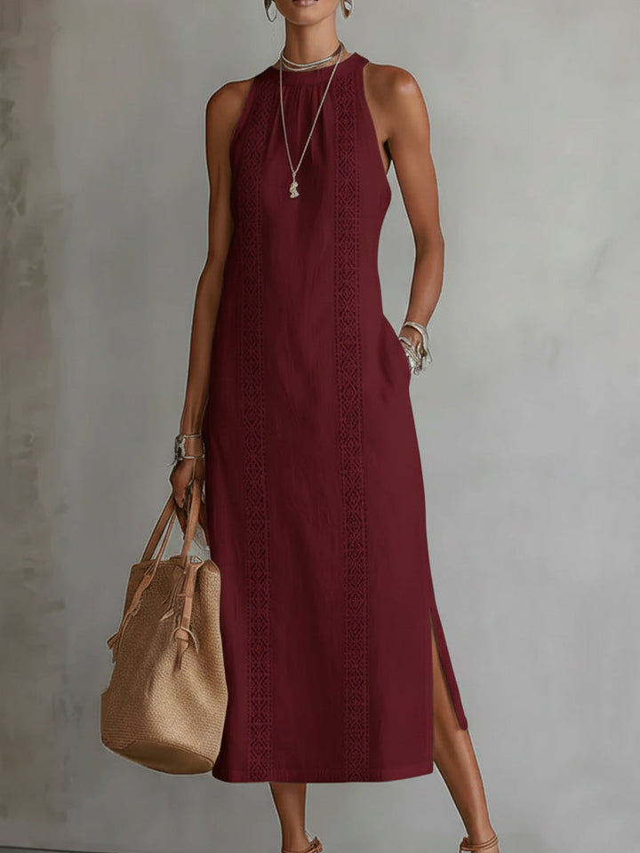 Harper™ – Effortless Linen Midi Dress