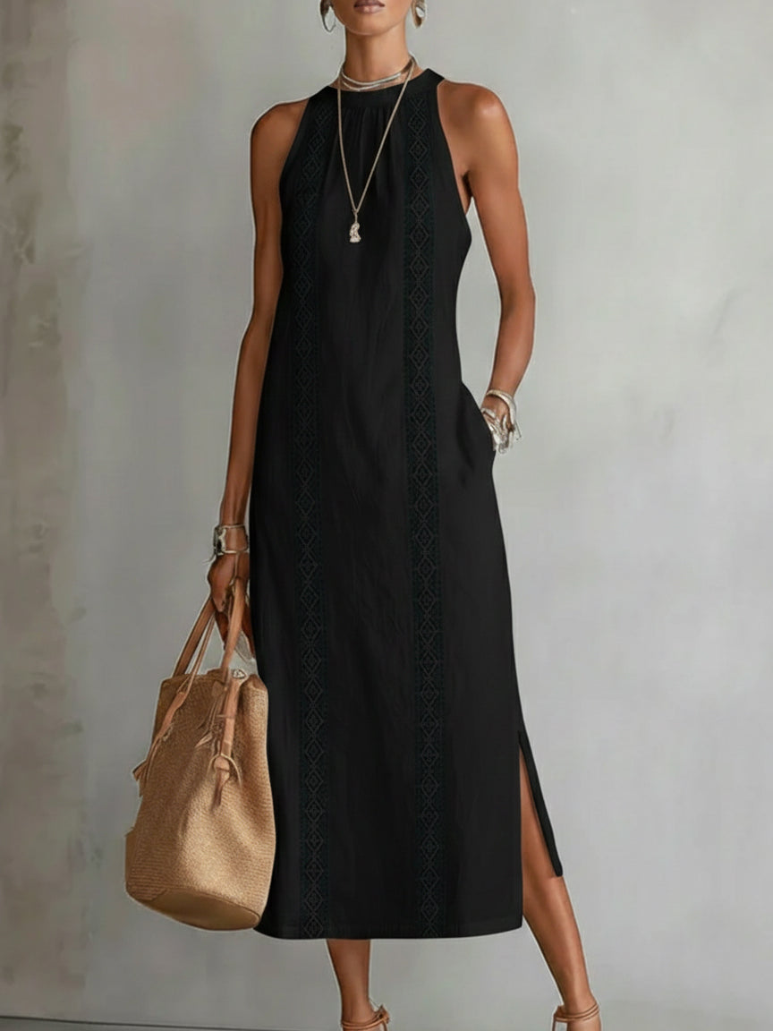 Harper™ – Effortless Linen Midi Dress